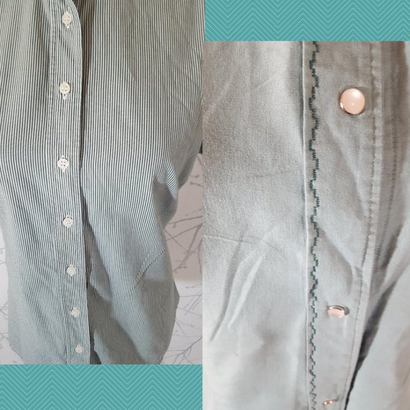 Marigold Riding Apparel VTG Reversible Western Equestrian Shirt - Picture 2 of 6